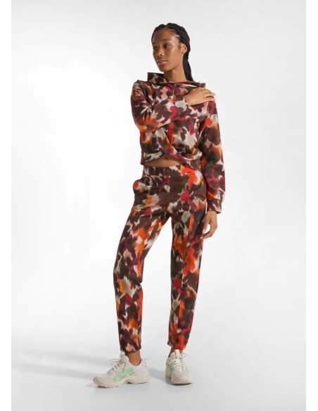 Deha Jogger pantalone Donna Allover cotton modal  C12045