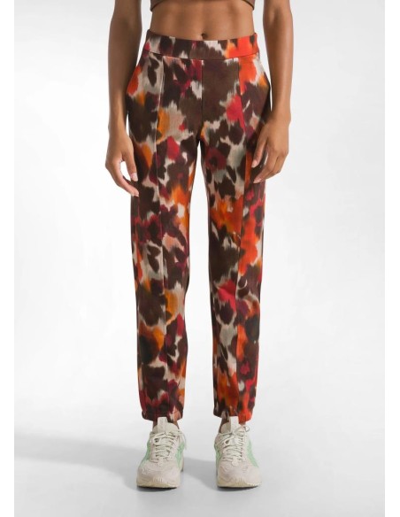 Deha Jogger pantalone Donna Allover cotton modal  C12045