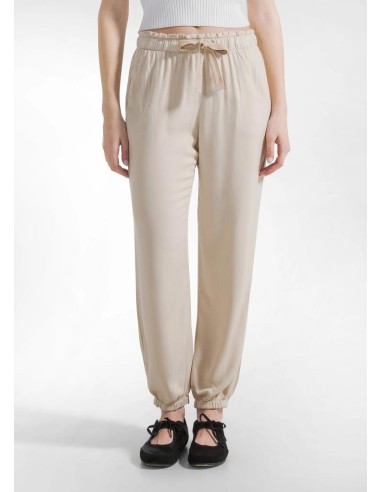 Deha Pantalone jogger in crepe viscose A00656