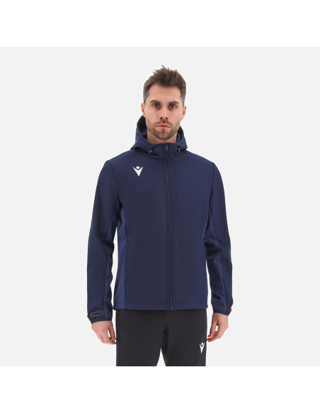 MACRON Giacca Soft Shell Uomo Anti-Vento e Impermeabile | Cappuccio Re