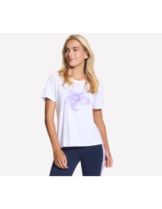 Skechers T-shirt Donna Skechers TP168 Cotone Pima GO DRI™ con Grafica  2
