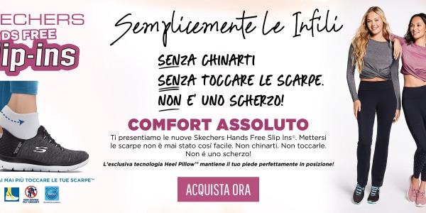 Scopri il comfort rivoluzionario con il sistema Slip-ins di Skechers